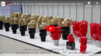 Production principale de bits PDC, de bits à trois cônes, de faucheuses PDC, de perforateurs
