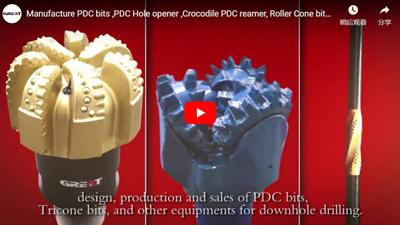 Production de forets PDC, de perforateurs PDC, de faucheuses PDC crocodiles, de forets à rouleaux