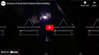 Technologie de soudage robotisée de la grande faucheuse de roche